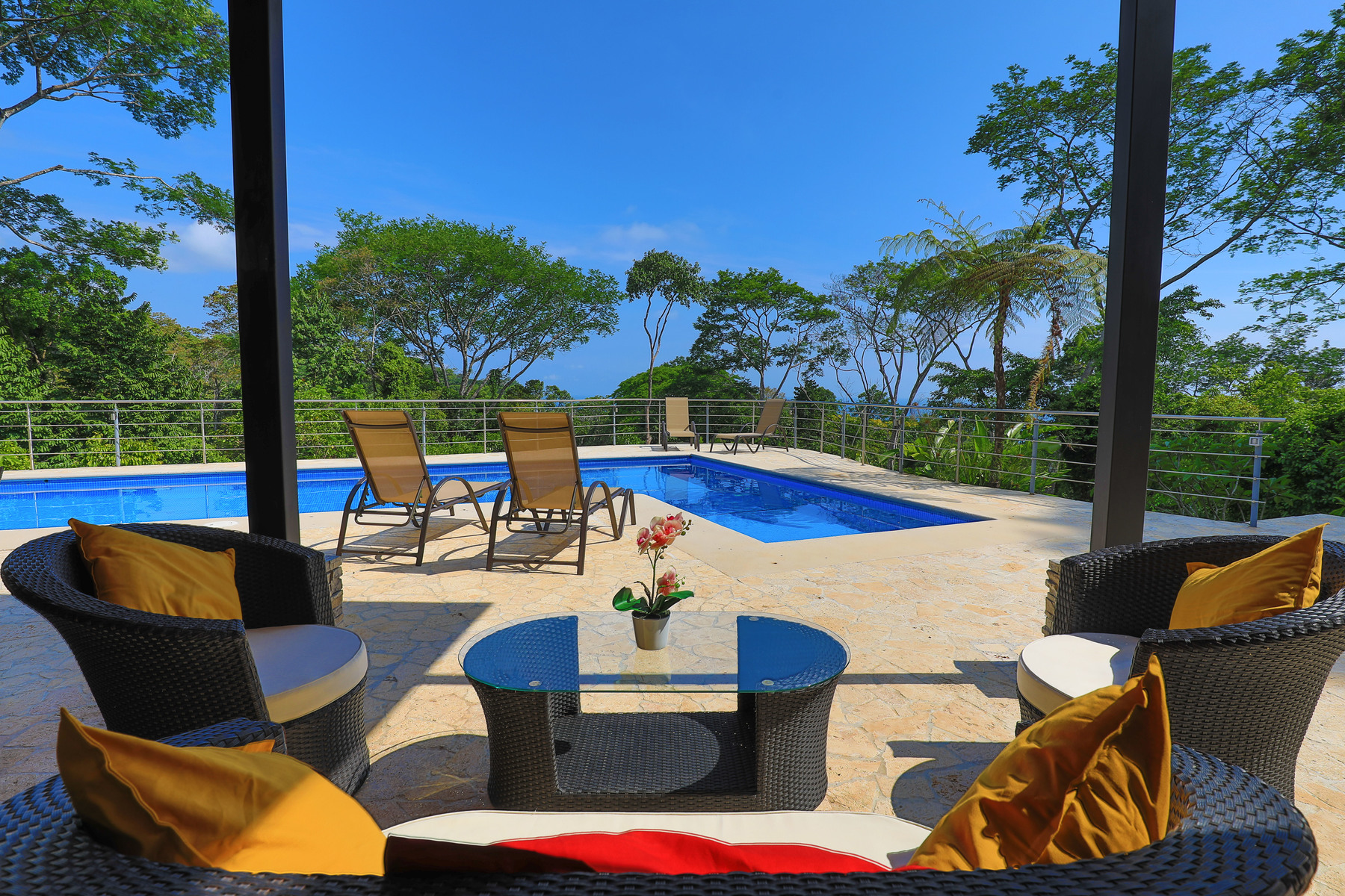 For Sale 25 Acre Ocean View Estate 2 Houses Casa Gran Reserva Dominical , Guapil Tropical
